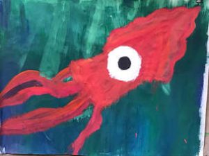 pink squid