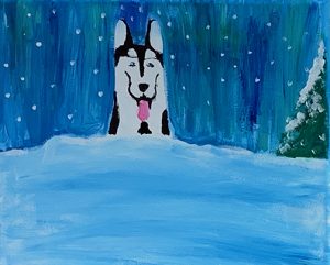Sarah’s husky
