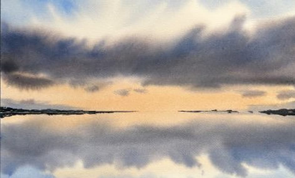 adults water colors landscape